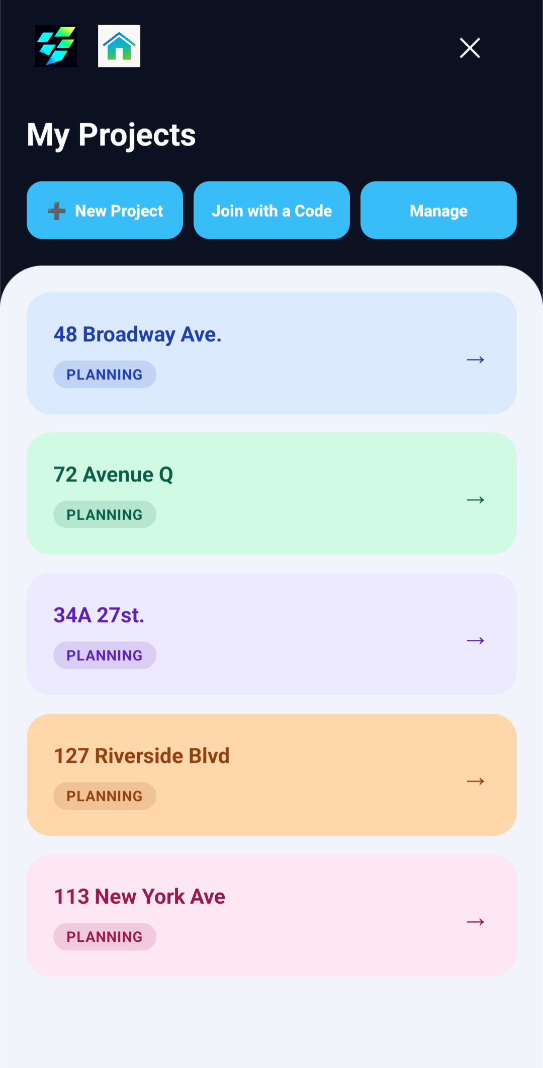 All Insurances screen with policy expiration tracking